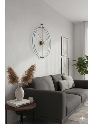 UltraMint Modern Duvar Saati, Şık Tasarım ve Kolay Okunabilirlik ile Evinize Şıklık Katar