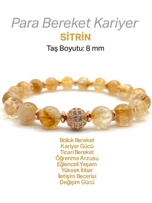 UltraMint Doğal Taş Bileklik Hematit ve Zirkon Aparatlı, 8 Mm, Şık ve Enerjik