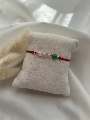 Enerji Dolu Terazi Burcu Doğal Taş Şans Bilekliği, Ayarlanabilir, Şıklık ve Uyum