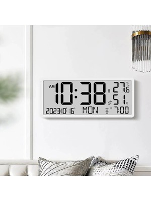 UltraMint Çok Fonksiyonlu LCD Dijital Saat, Alarm, Tarih, Sıcaklık ve Nem Özellikleri