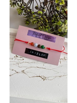 Ikizler Burcu Doğal Taş Şans Bilekliği, Ayarlanabilir, Enerji Dolu Tasarım