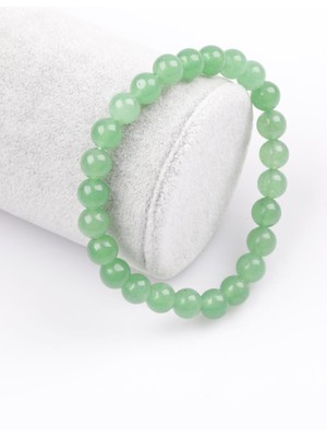 8mm Doğal Aventurin Taşlı Bileklik, Şans ve Pozitiflik Için Özel Tasarım