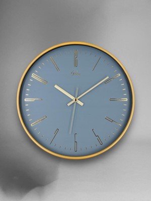 UltraMint Şık Dekoratif Kadranlı Gold Duvar Saati, Modern Tasarım