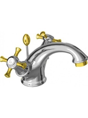 Ideal Standard Jado Reflections Klasik Lavabo Bataryası Krom Altın - B9653LS-