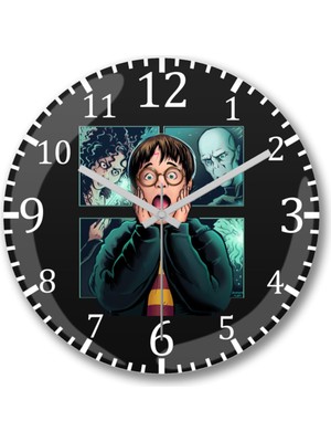 UltraMint Büyülü Temalı Duvar Saati, Gerçek Cam, Şık ve Modern Tasarım