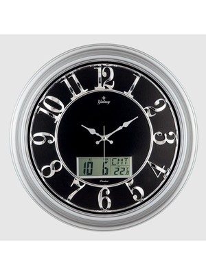 UltraMint Modern Dijital Duvar Saati, Şık ve Fonksiyonel Tasarım, Güncel Takvimli