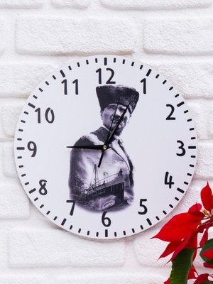 UltraMint Şık Ahşap Duvar Saati, Salon, Ofis ve Ev Dekoru Için Tasarım