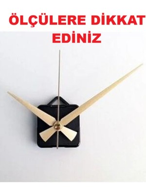 UltraMint Şık ve Dayanıklı Akrep, Yelkovan ve Saniye Mekanizmalı Saat