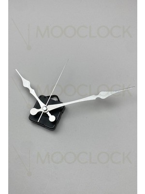 UltraMint Sessiz Duvar Saati Mekanizması, 14 mm Şaft, Akrep, Yelkovan ve Saniye