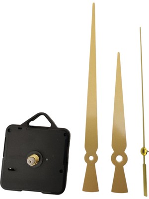 UltraMint Sessiz Saat Mekanizması, Uzun Şaft, 22 Mm, Askılı, Yüksek Kalite