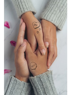 Artikel Konuşma Balonu Geçici Dövme,geçici Tattoo ,vücut Dövme,kol Bilek Dövme,boyun Dövme,sırt Dövme