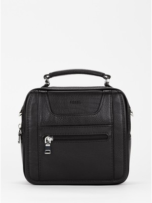 Fossil %100 Hakiki Deri Erkek Yatay Tam Kapak El ve Çapraz Omuz Çantası