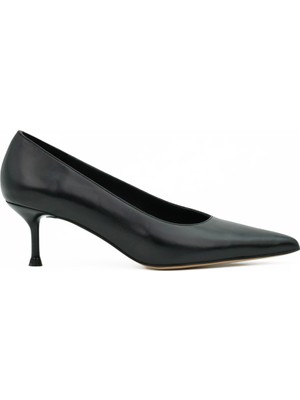 Tuna Hakiki Deri Kadın Topuklu Ayakkabı - Z8519