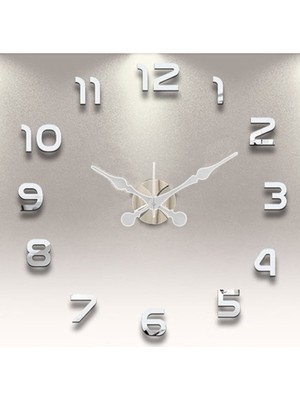 UltraMint 3D Duvar Saati, Oturma Yatak Odası ve Ofis Dekoru, Modern Tasarım