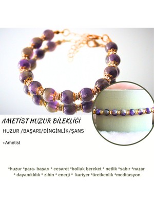 Doğal Taş Ametist Şifa ve Bolluk Için Enerji Dolu Taş