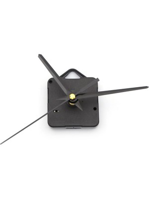 UltraMint Sessiz Askılı Duvar Saati Mekanizması, 16MM Şaft, 8cm Yelkovan, 6cm Akrep