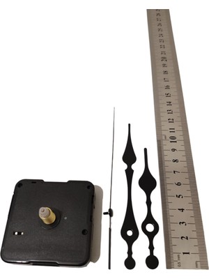 UltraMint Sessiz 22MM Uzun Şaft Duvar Saati Mekanizması, Askısız, Tek Adet