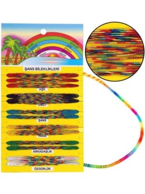 Şans Bilekliği Seti – Her Birinden 3 Adet, Pozitif Enerji ve Şans Getirir
