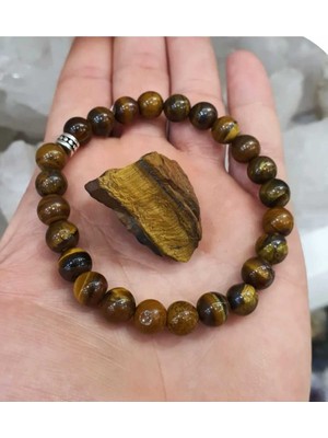 8mm Kaplangözü Doğal Taş Bileklik, Hediye Seçeneği