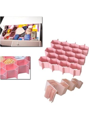 Feyza Design Çekmece Için Takı ve Çorap Düzenleyici Bölme Organizer Seti