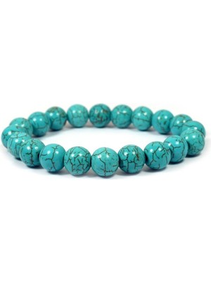 El Işçisi Firuze Taşlı Sevgi Sembolü Bileklik, Doğal ve Sertifikalı