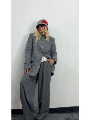 Nunu365com Kırçıllı Kaşe Ceket