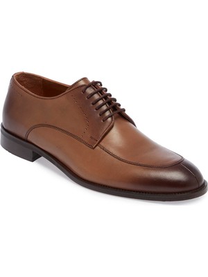 Tergan Kahverengi Hakiki Deri Erkek Klasik Ayakkabı - E25S1AY57576-Q94