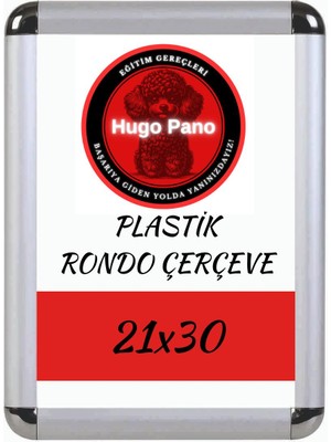 A4 Rondo Çerçeve Alüminyum Görünümlü (21X30)