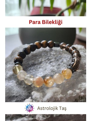 Bolluk ve Enerji Getiren Taşlı Bileklik, Şans ve Mutluluk Simgesi