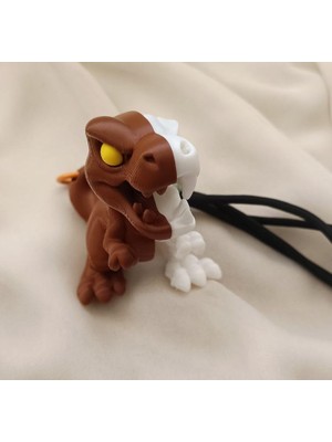 Anahtarlık Çanta Süsü 3D Dinozor T-Rex Iskelet Oyuncak Yılbaşı Doğum Günü Hediye