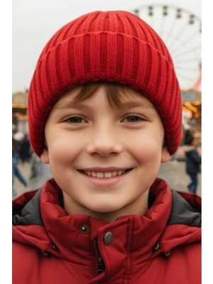 Tezzgelsin Erkek Çocuk 6-14 Yaş Fitilli Bere Çocuk Bere