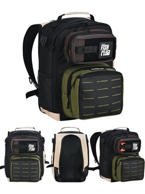 Fujin Proaji Back Pack Green Bej Balıkçı Sırt Çantası