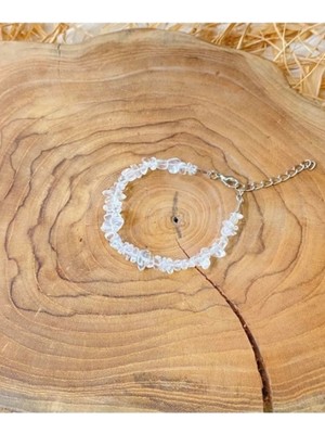 El Yapımı Kristal Kuvars Doğaltaş Ayarlanabilir Bileklik