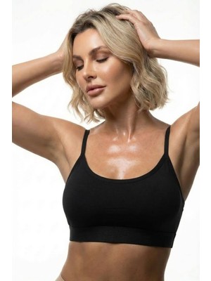 Mistirik Astura Model Ince Askılı Arkası Çapraz Detaylı Rahat Kadın Büstiyer