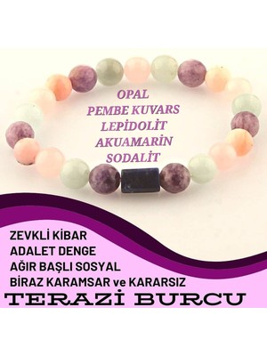 El Yapımı Terazi Burcu Bilekliği, Şans, Huzur ve Özgüven Dolu