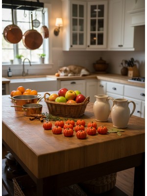 Semy Store Minik 12'lı Dekoratif Balkabağı Seti, Obje, Biblo, Ev Dekorasyon, Tasarım (3x3,5 Cm)