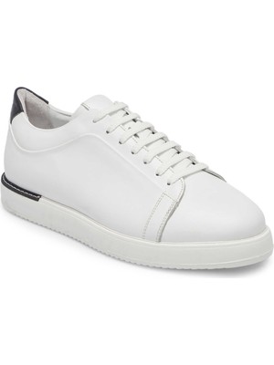 Tergan Beyaz Hakiki Deri Erkek Sneaker - E25S1AY57540-A26
