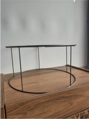 Feyza Design Hobi Abajur ve Lambader Teli Çemberi, 40 cm Çap, 20 cm Yükseklik