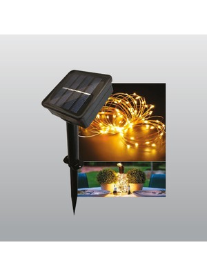 Ack Güneş Enerjili Solar Bahçe Süsleme Işığı 3000K Günışığı