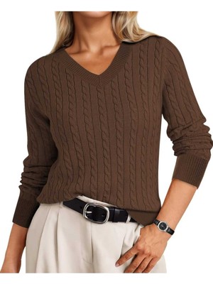 Youknitwear You Riviera V Yaka Kadın Kazak