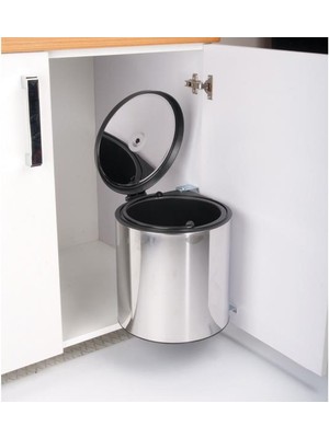 Hafele Cıty Çöp Kutusu Parlak Çelik 40 cm 10 Litre