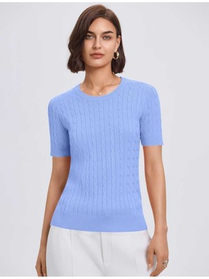 Youknitwear You Kathy %100 Pamuk Kadın Triko Kazak