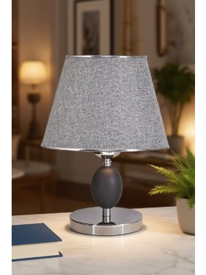 Feyza Design Yumurta Şekilli Dekoratif Masa ve Gece Lambası, Şık Abajur Tasarımı