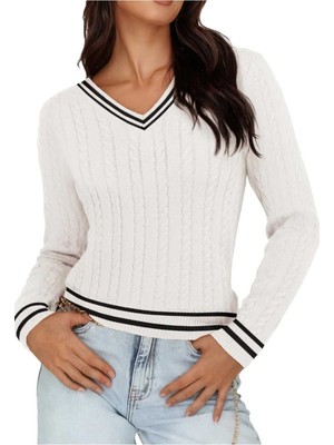 Youknitwear You Riviera V Yaka Kadın Kazak