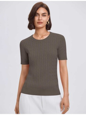 Youknitwear You Kathy %100 Pamuk Kadın Triko Kazak