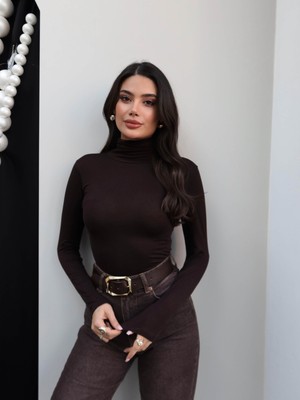 Esra Helvacı Dik Yaka Transparan Bluz