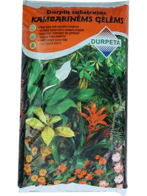 Greenmall Peat Substrate For Indoor Flowers - Salon Bitkileri Için Torf Dikim Karışımı - 20 Litre