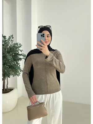 Moda Aksa Kaşmir Yünlü Dilvn Body Yeşil