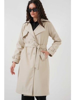 Bigdart Kadın Pardesü&trençkot 5918 Bej