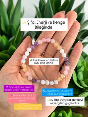 UltraMint Enerji ve Denge Bilekliği, Içsel Huzur ve Sevgi Dolu Şans Taşıyor